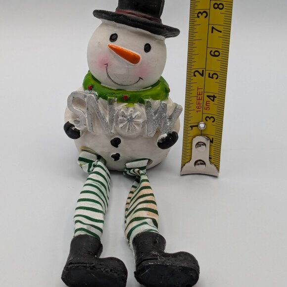 Shelf Sitter Snowman Holiday Christmas Figurine - Picture 5 of 8